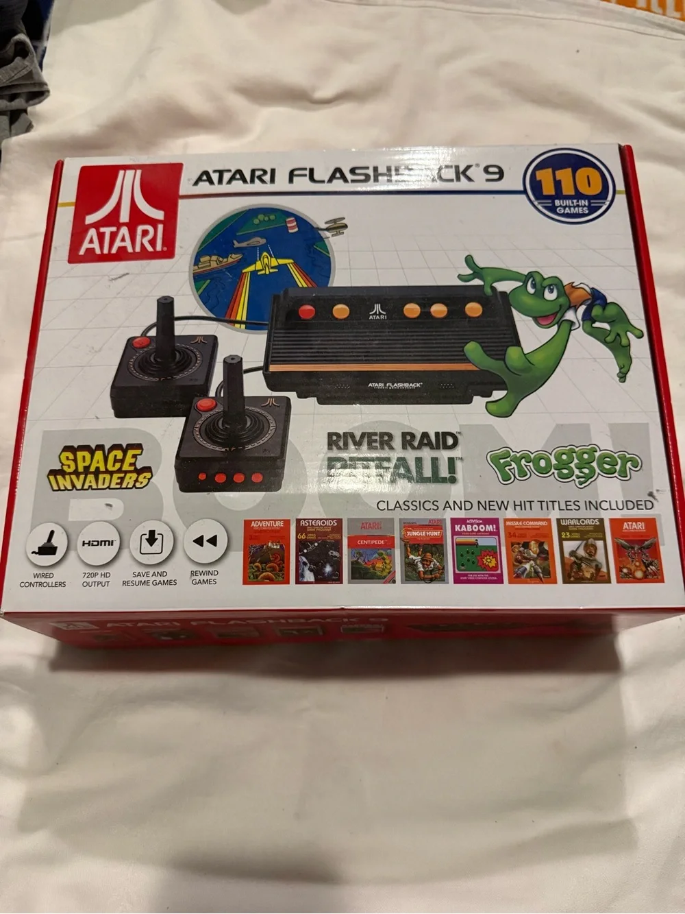 Atari Flashback 9 Deluxe Console with 110 Built-In Games . Unused